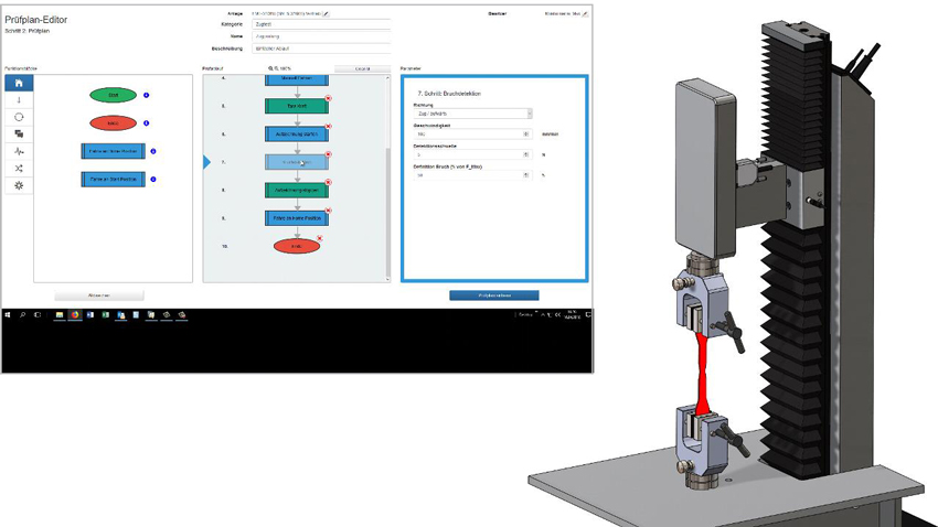 Alluris-prufsoftware-editor